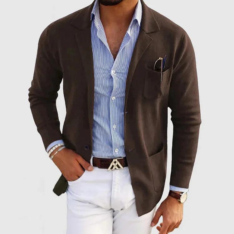 Prestigio™ Cardigan Elegante Uomo
