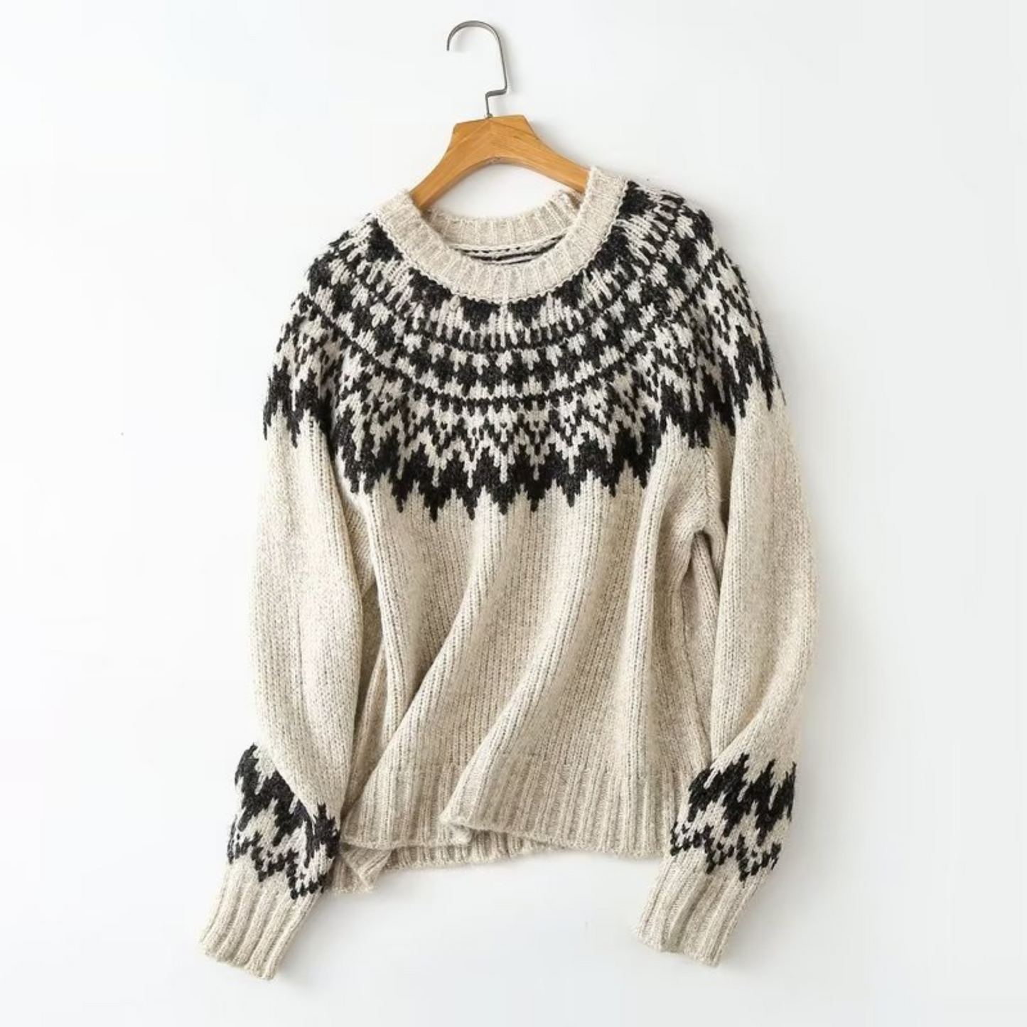 Maglione Pesante in Lana Lavorato a Maglia