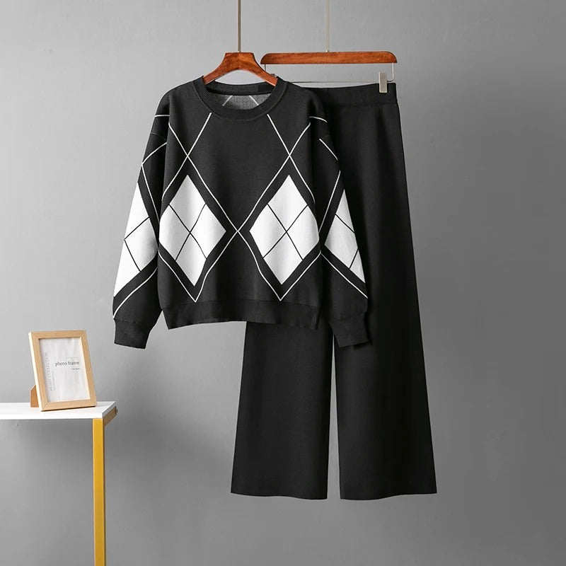 Lily™ - Set di Maglione a Maglia Caldo in Due Pezzi