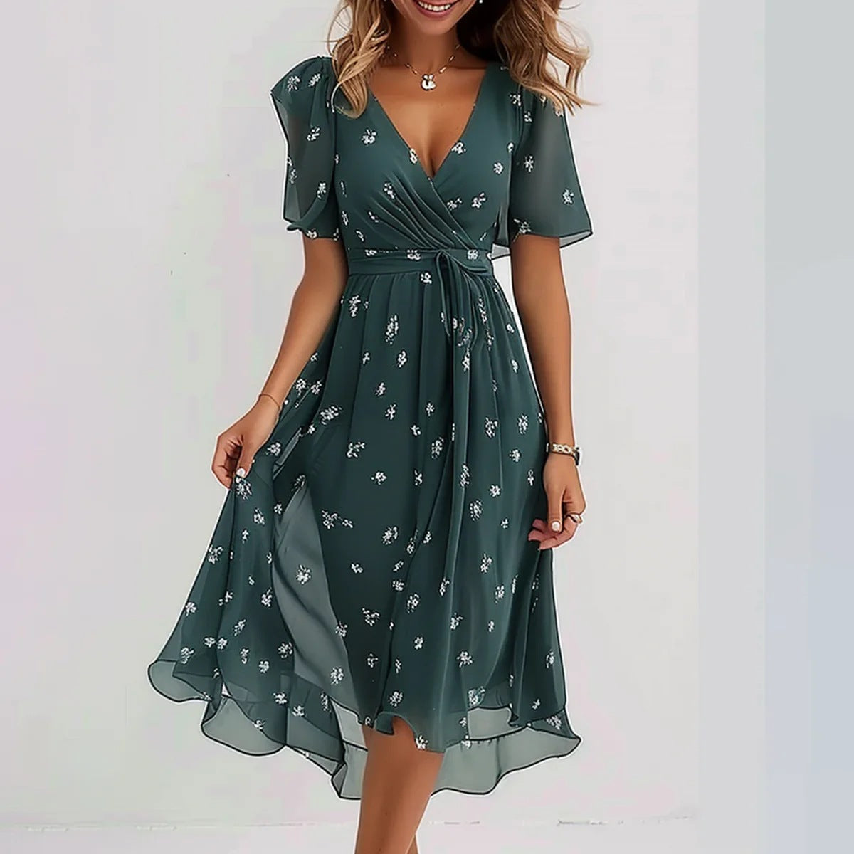 Arlina™ – Abito in Chiffon Elegante e Senza Sforzo