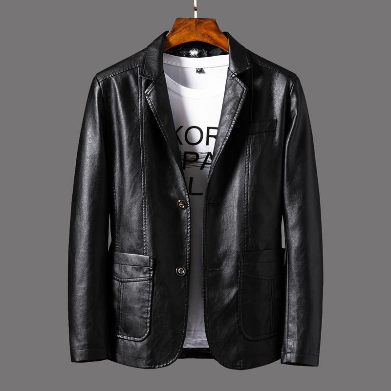 Blazer in pelle per uomini