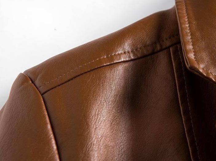 Blazer in pelle per uomini