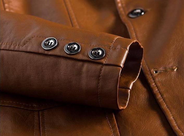 Blazer in pelle per uomini