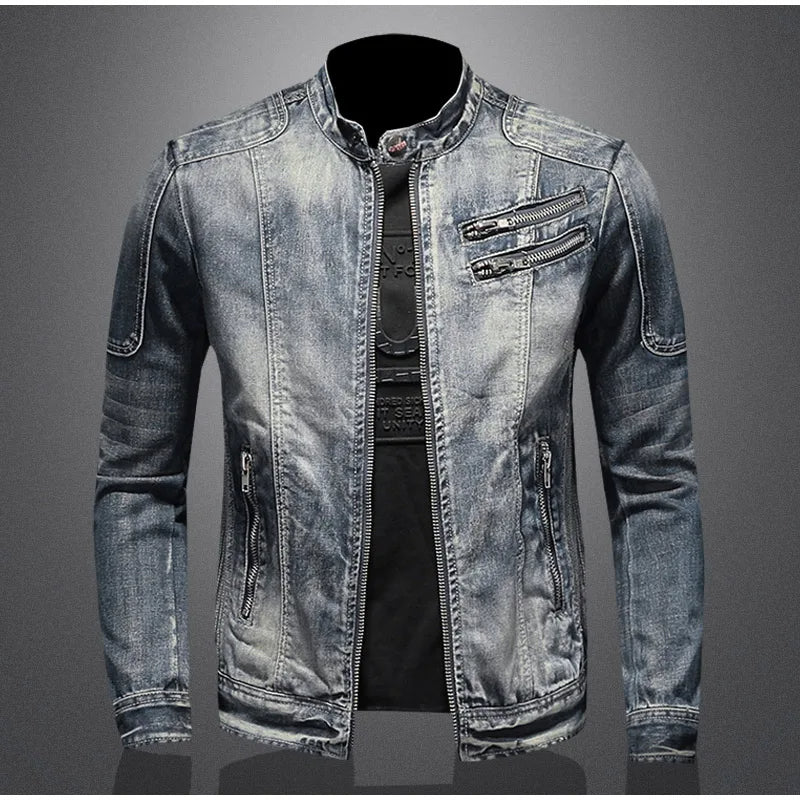 Giacca in Denim Casual Invernale