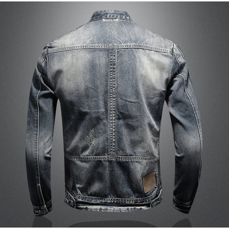 Giacca in Denim Casual Invernale