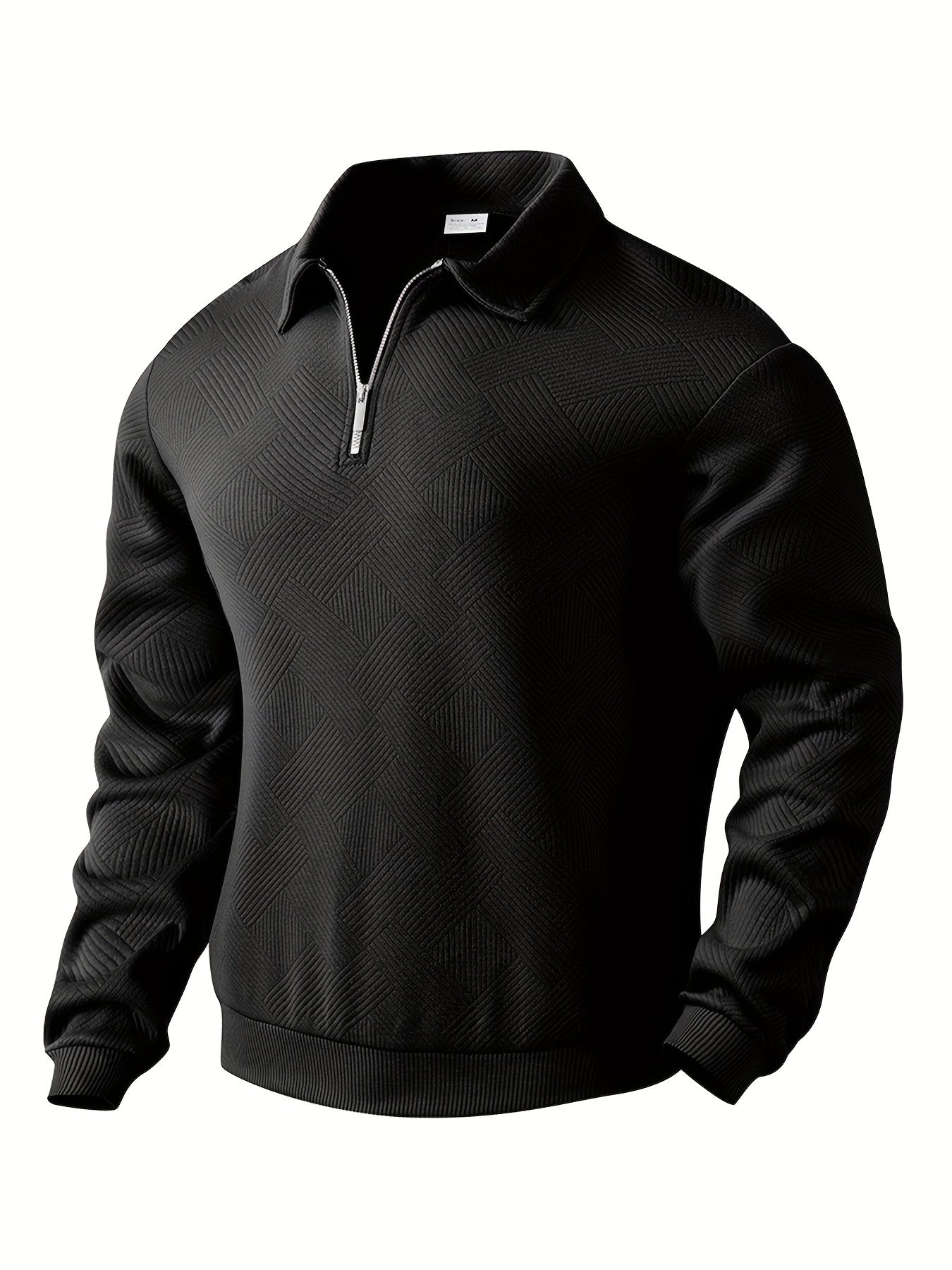 James™ - Maglione Vintage Design Geometrico con Zip