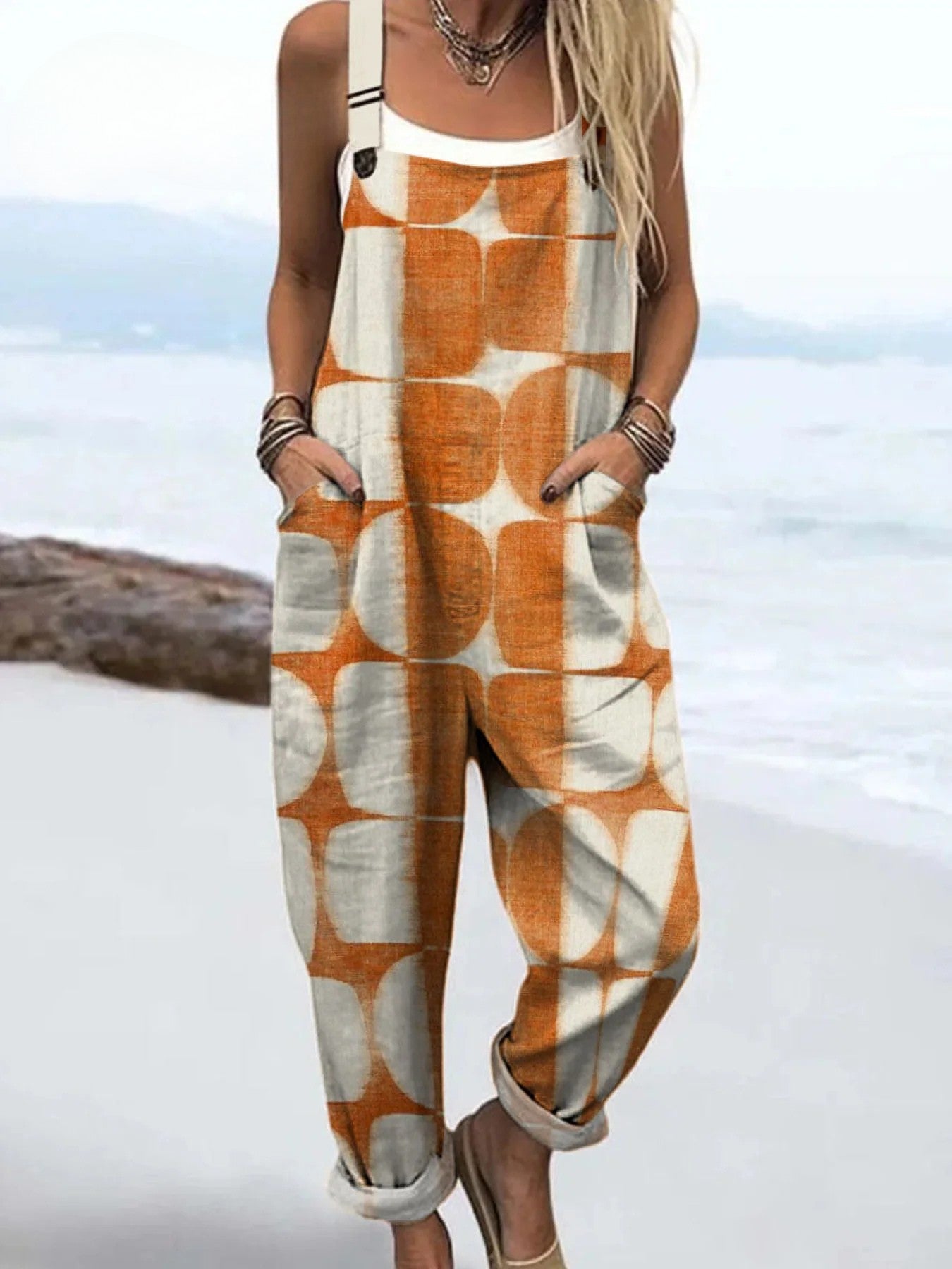 Ronja™ | Retro Tuta Color Ruggine