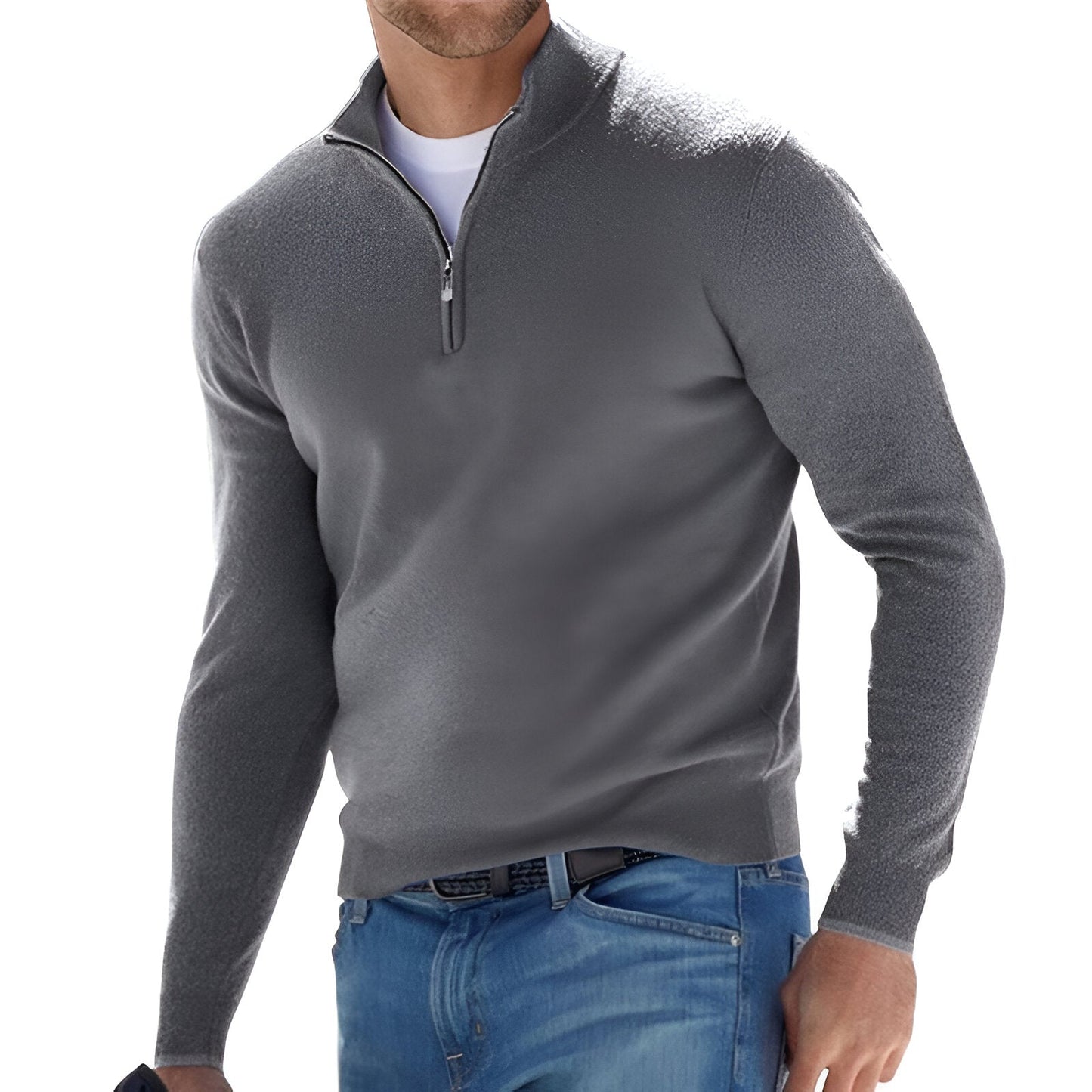 Pullover Mezzo Zip per Uomini