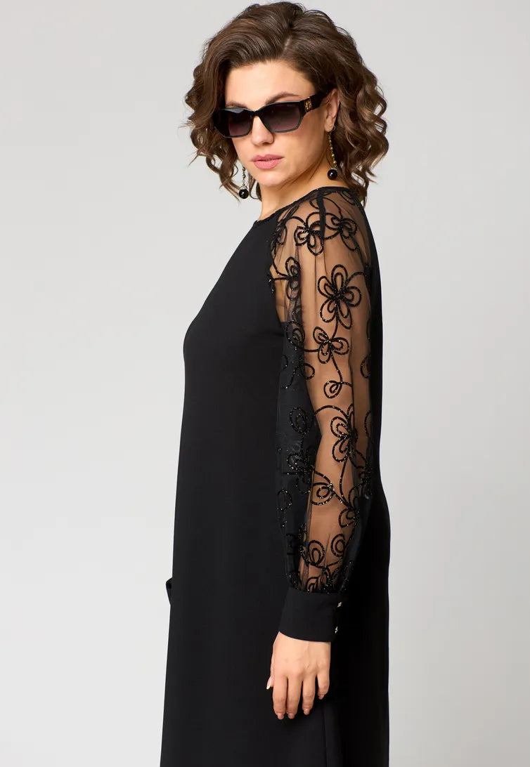 Destiny - Abito con Maniche in Pizzo alla Moda