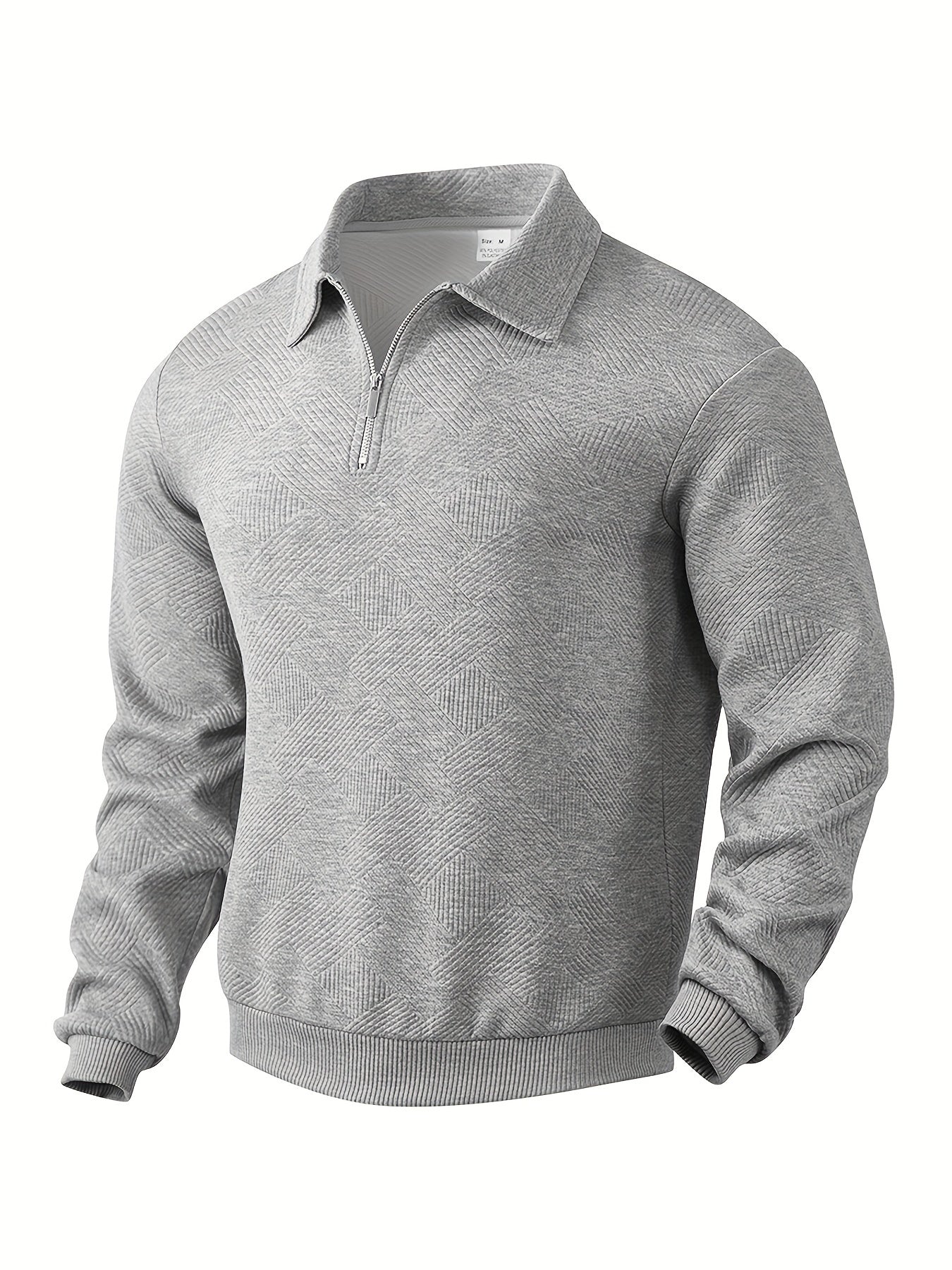 James™ - Maglione Vintage Design Geometrico con Zip