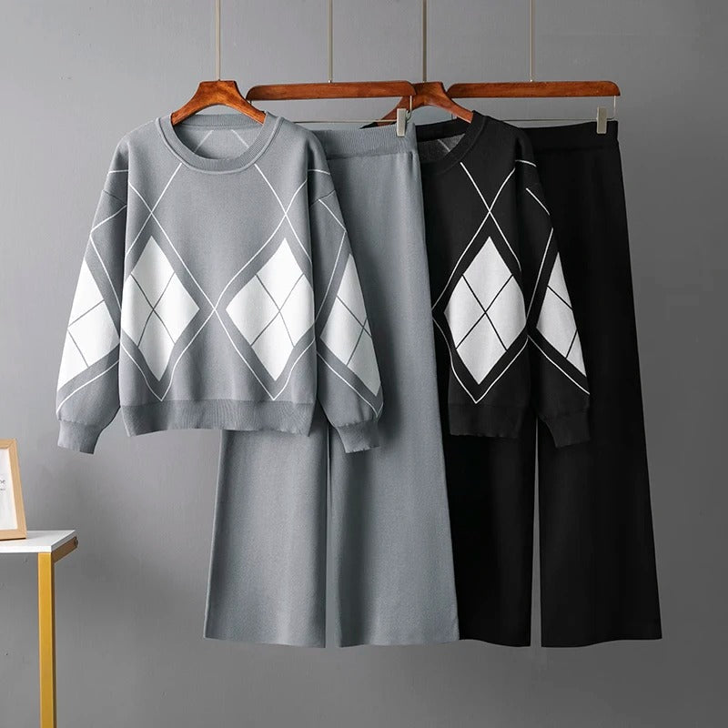 Lily™ - Set di Maglione a Maglia Caldo in Due Pezzi