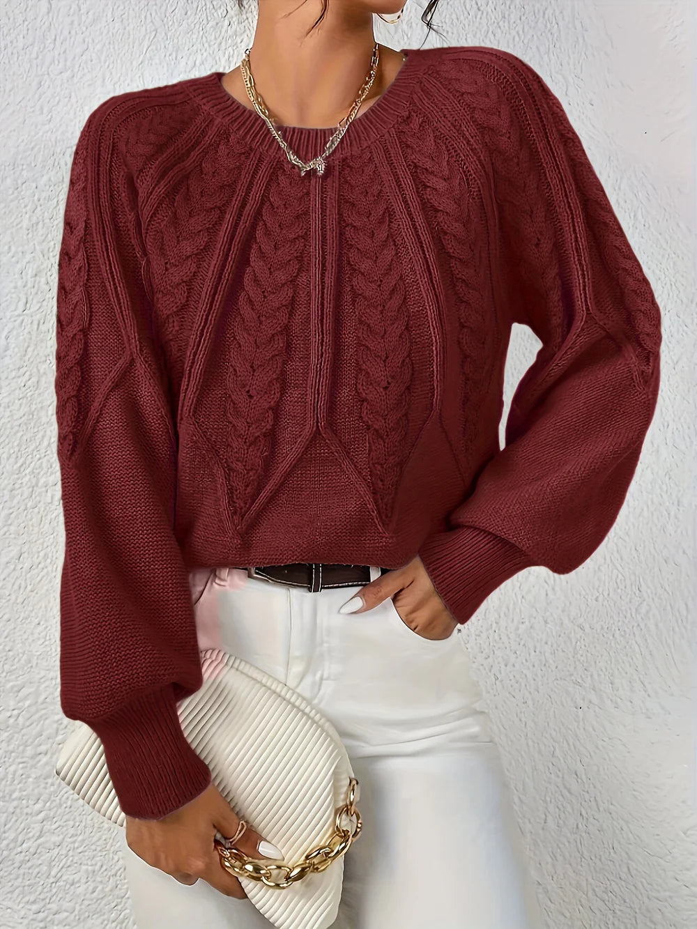 Zoe™ - Maglione in Maglia Elegante
