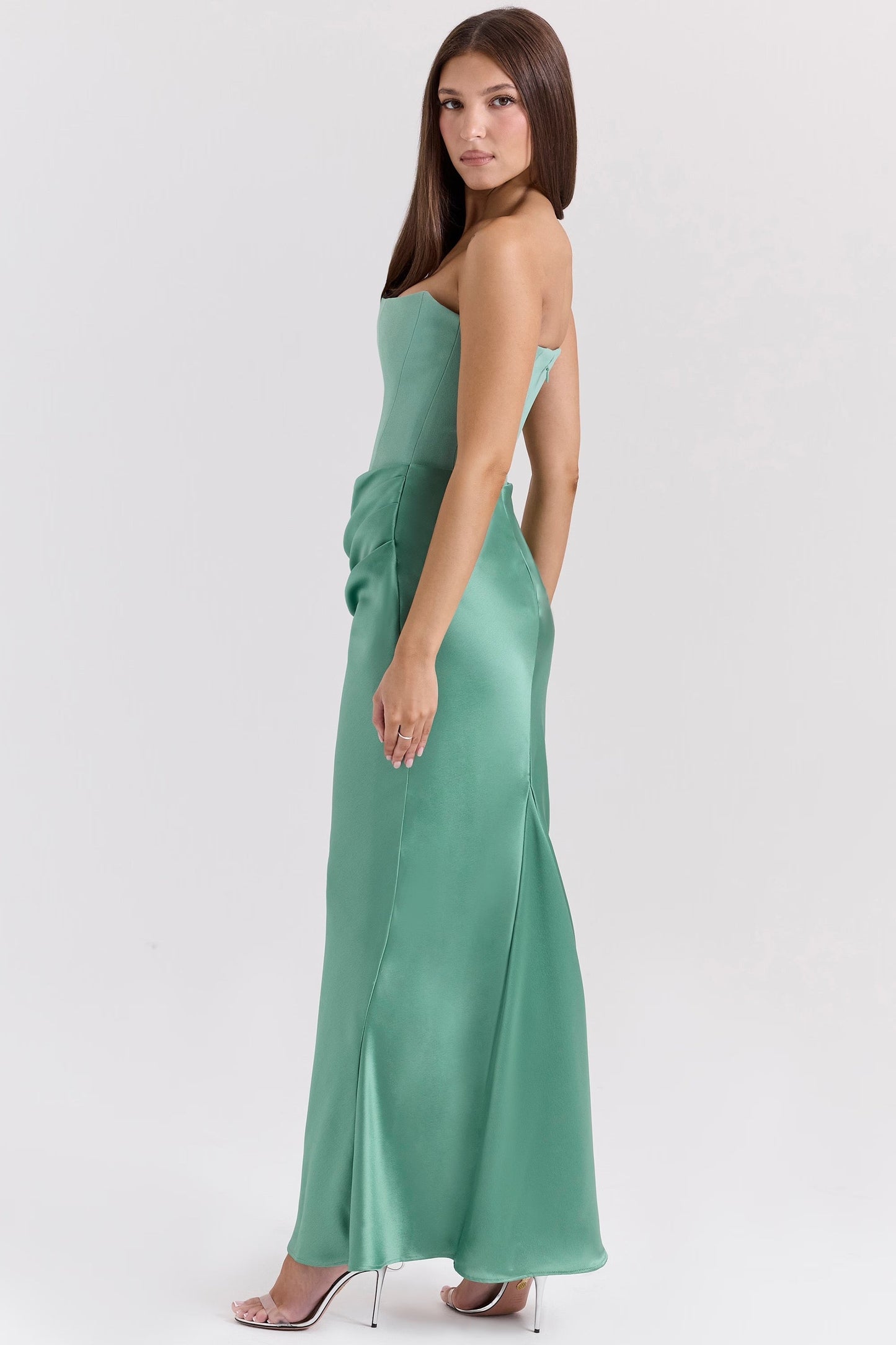 Madison™ | Abito in Satin con Silhouette a Forma di Clessidra