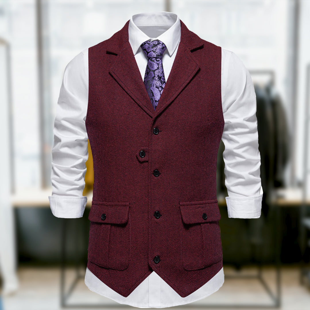 Wyatt™ - Gilet Classico Retro Confortevole con Tasche