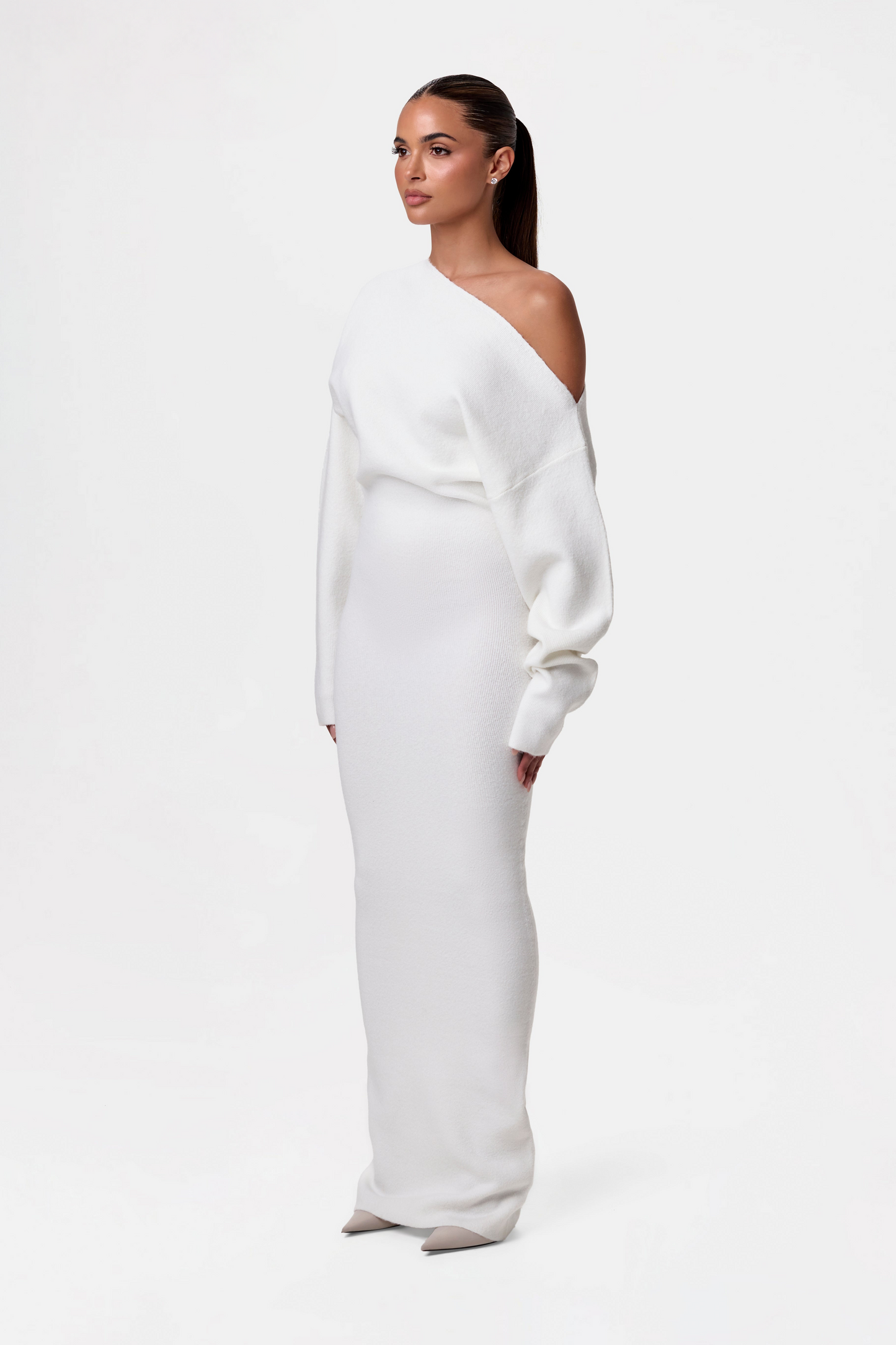 Rosalie™ | Abito Maxi Senza Spalline In Maglia