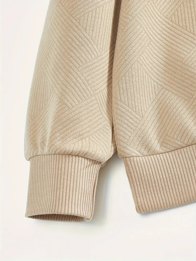 James™ - Maglione Vintage Design Geometrico con Zip