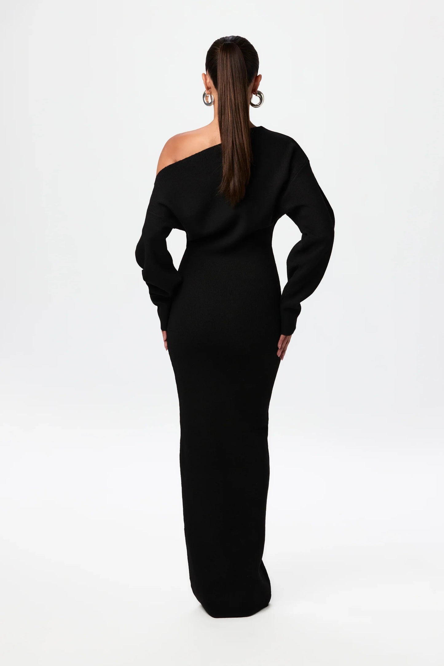 Rosalie™ | Abito Maxi Senza Spalline In Maglia