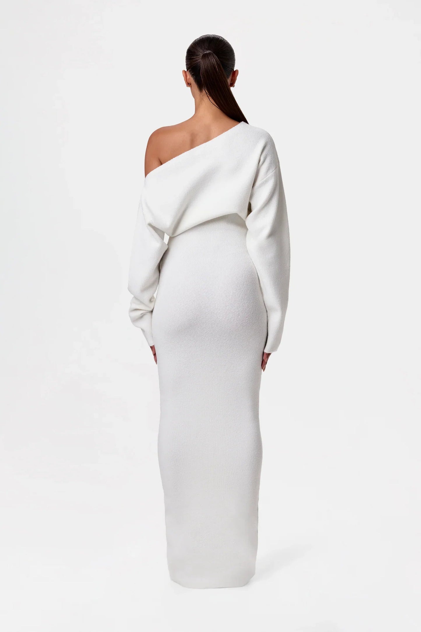 Rosalie™ | Abito Maxi Senza Spalline In Maglia
