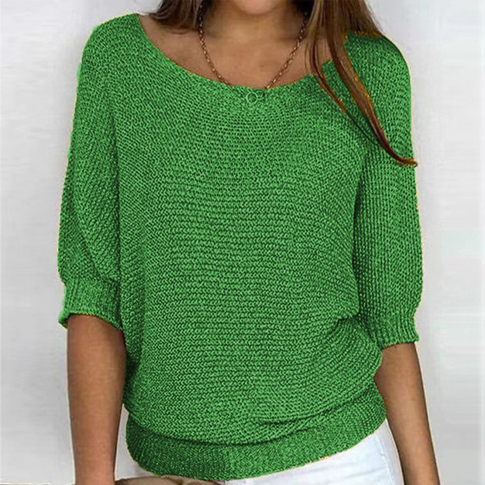 Top Lounge In Maglia Ribbata Relaxed
