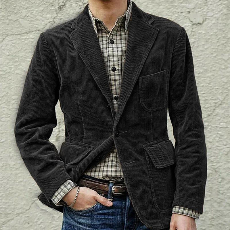 Logan™ - Blazer in Velluto a Coste Vintage e Confortevole