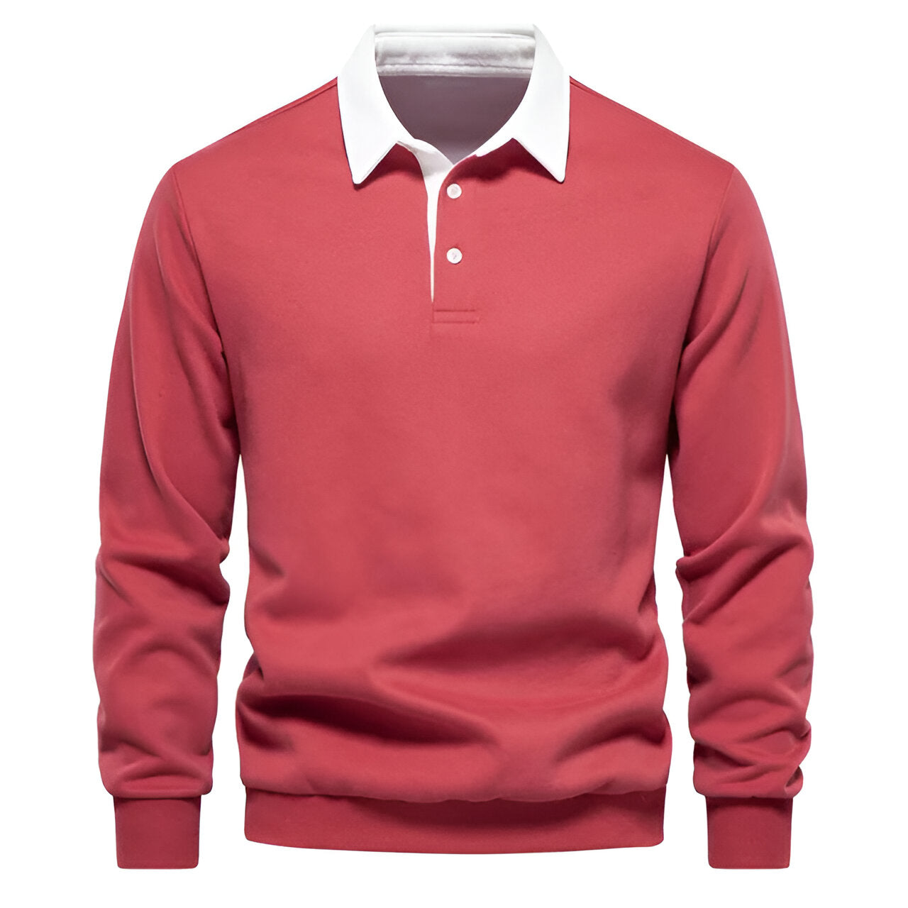 Pullover con colletto polo elegante