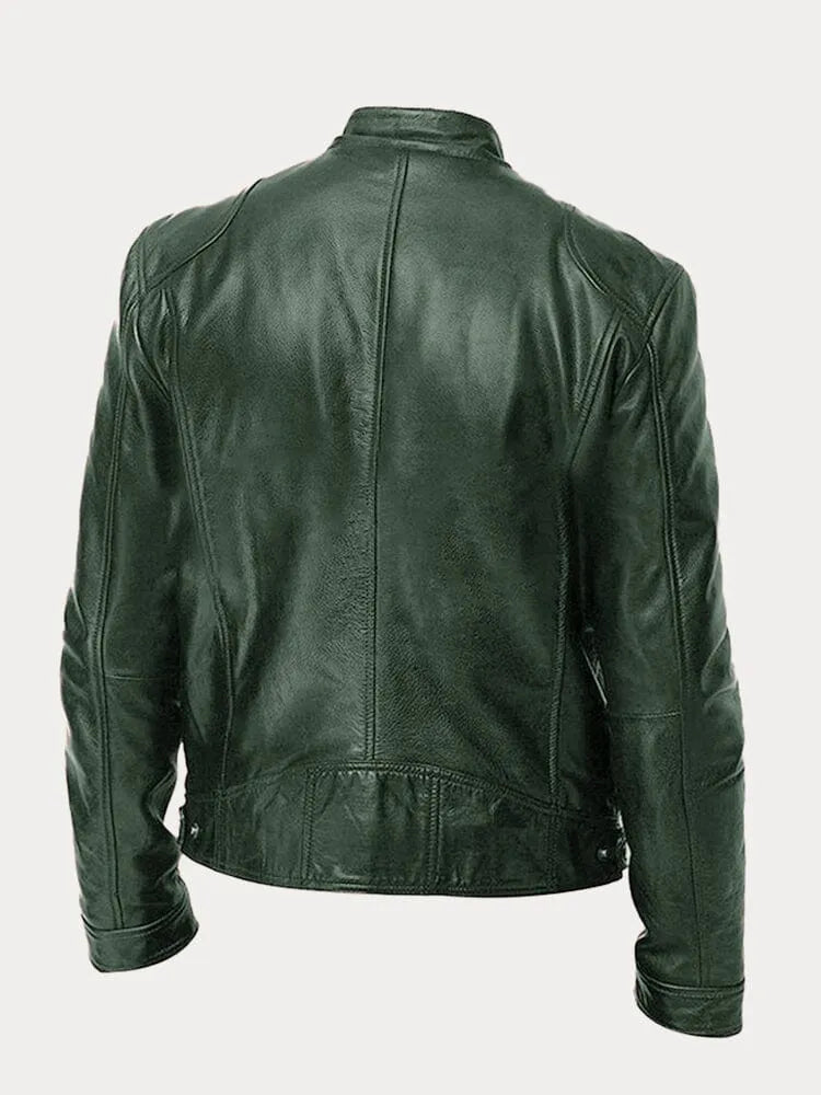 Owen™ - Giacca in Pelle Casual e Stile