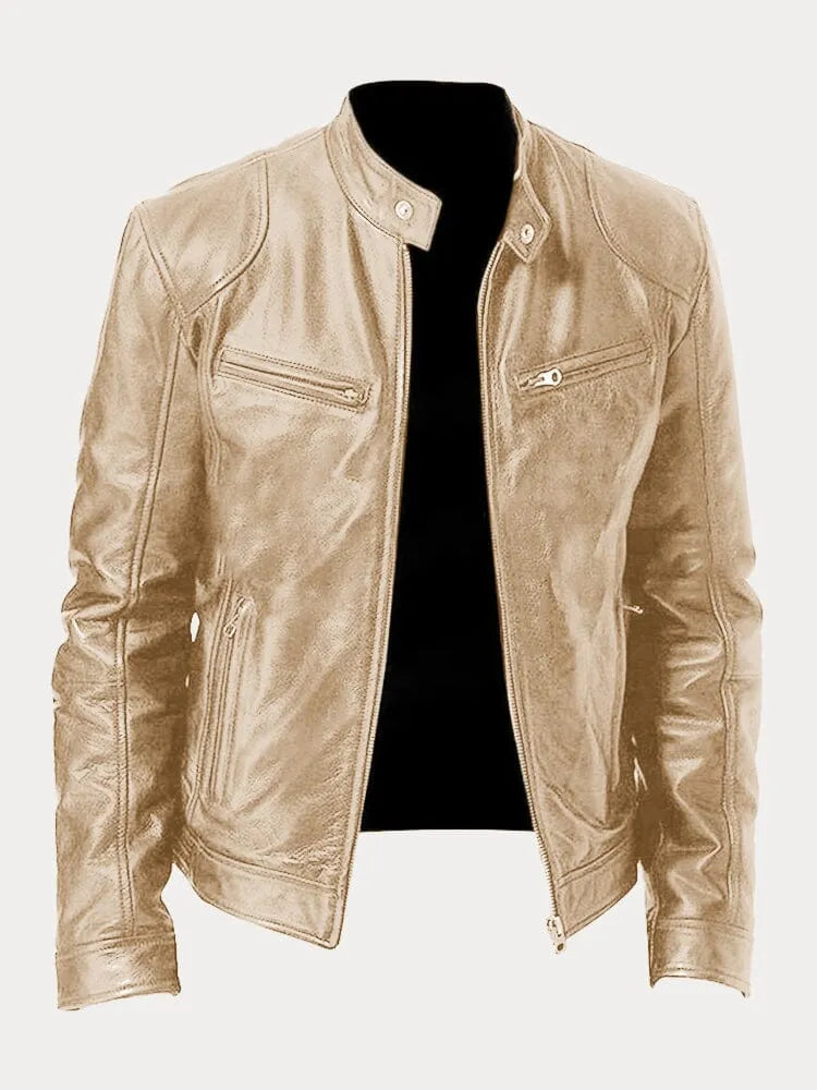 Owen™ - Giacca in Pelle Casual e Stile