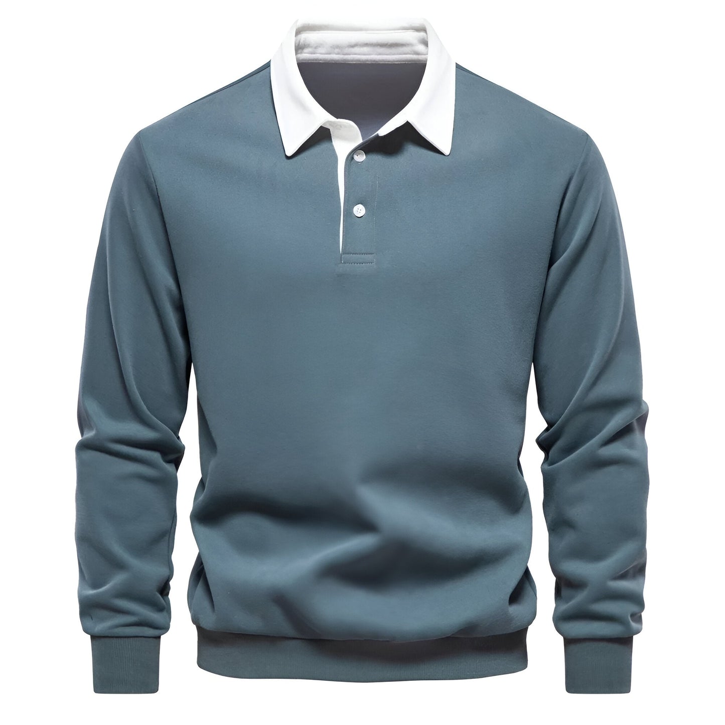 Pullover con colletto polo elegante