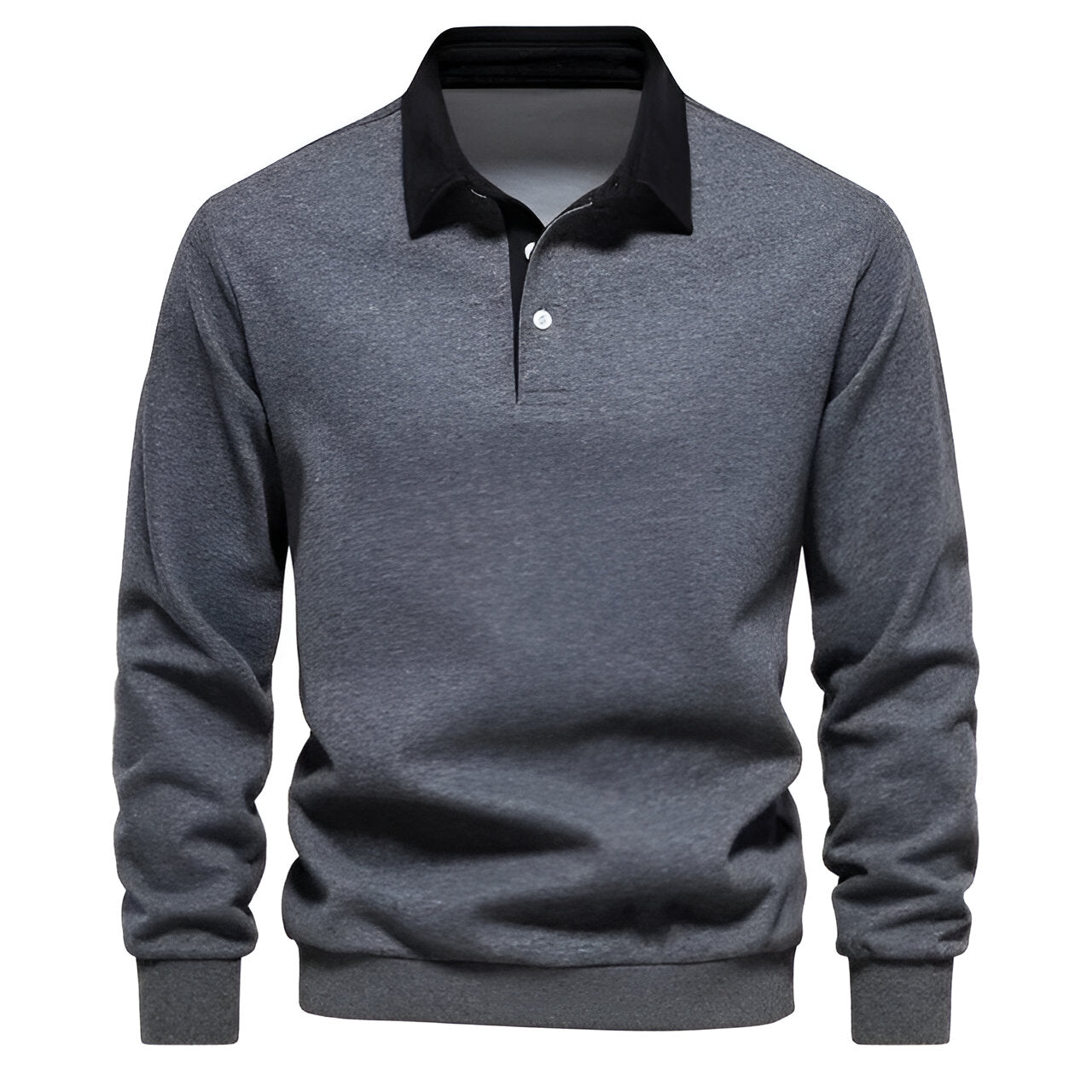 Pullover con colletto polo elegante