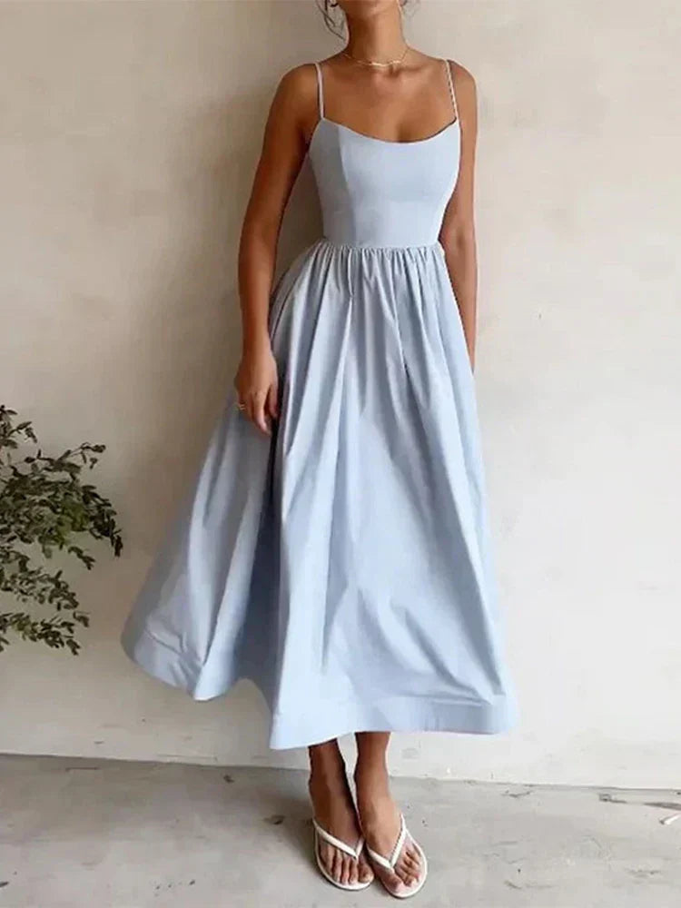 Delaney - Vestito a Campana con Vita Sottile