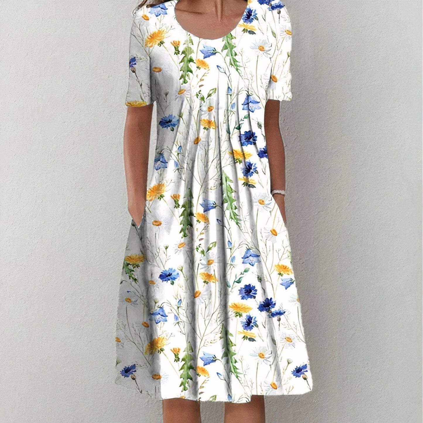 Leilani - Abito da festa con volant Summer Bloom