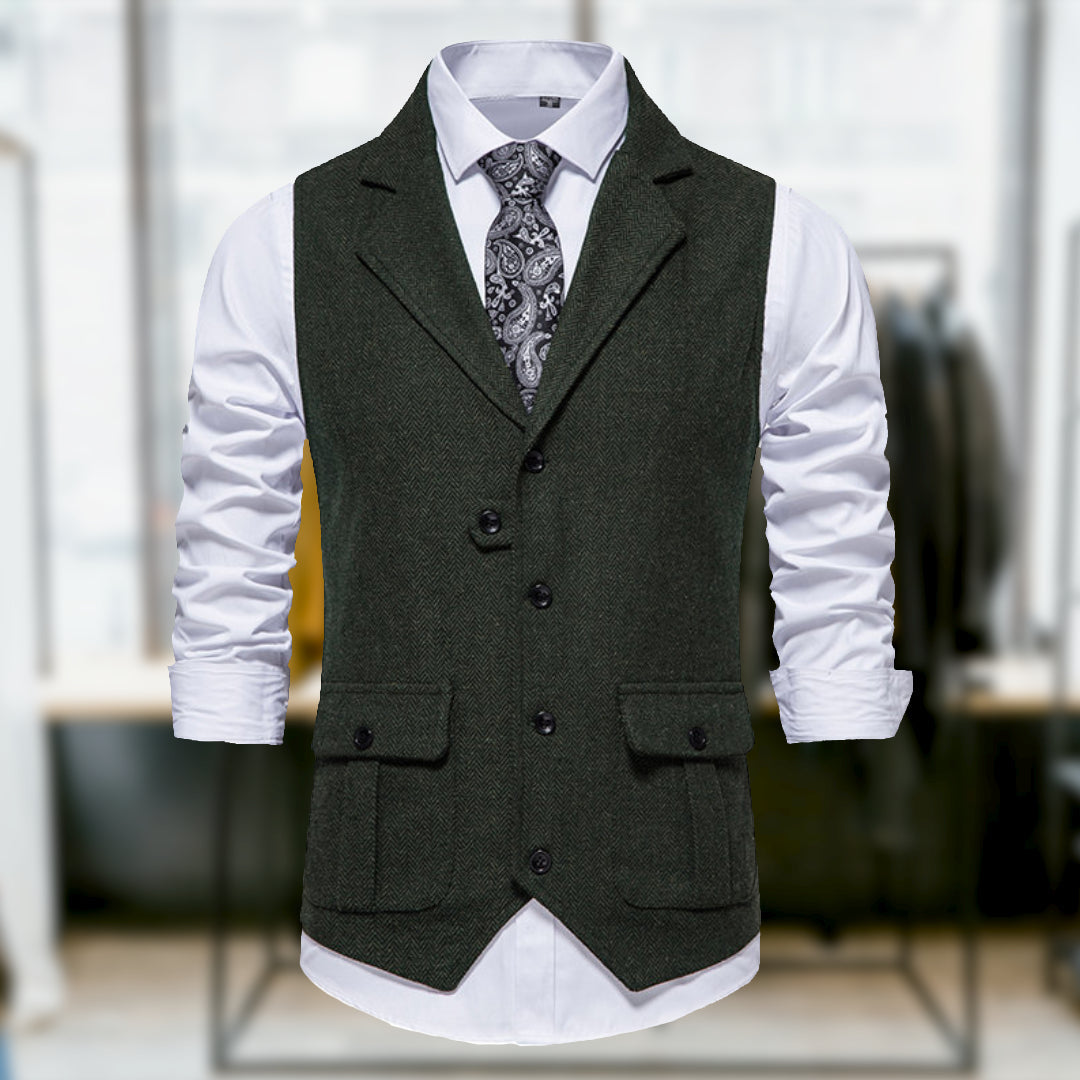 Wyatt™ - Gilet Classico Retro Confortevole con Tasche