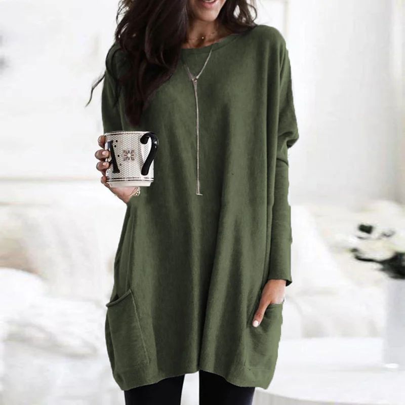 Sophia™ - Maglione Casual con Tasche