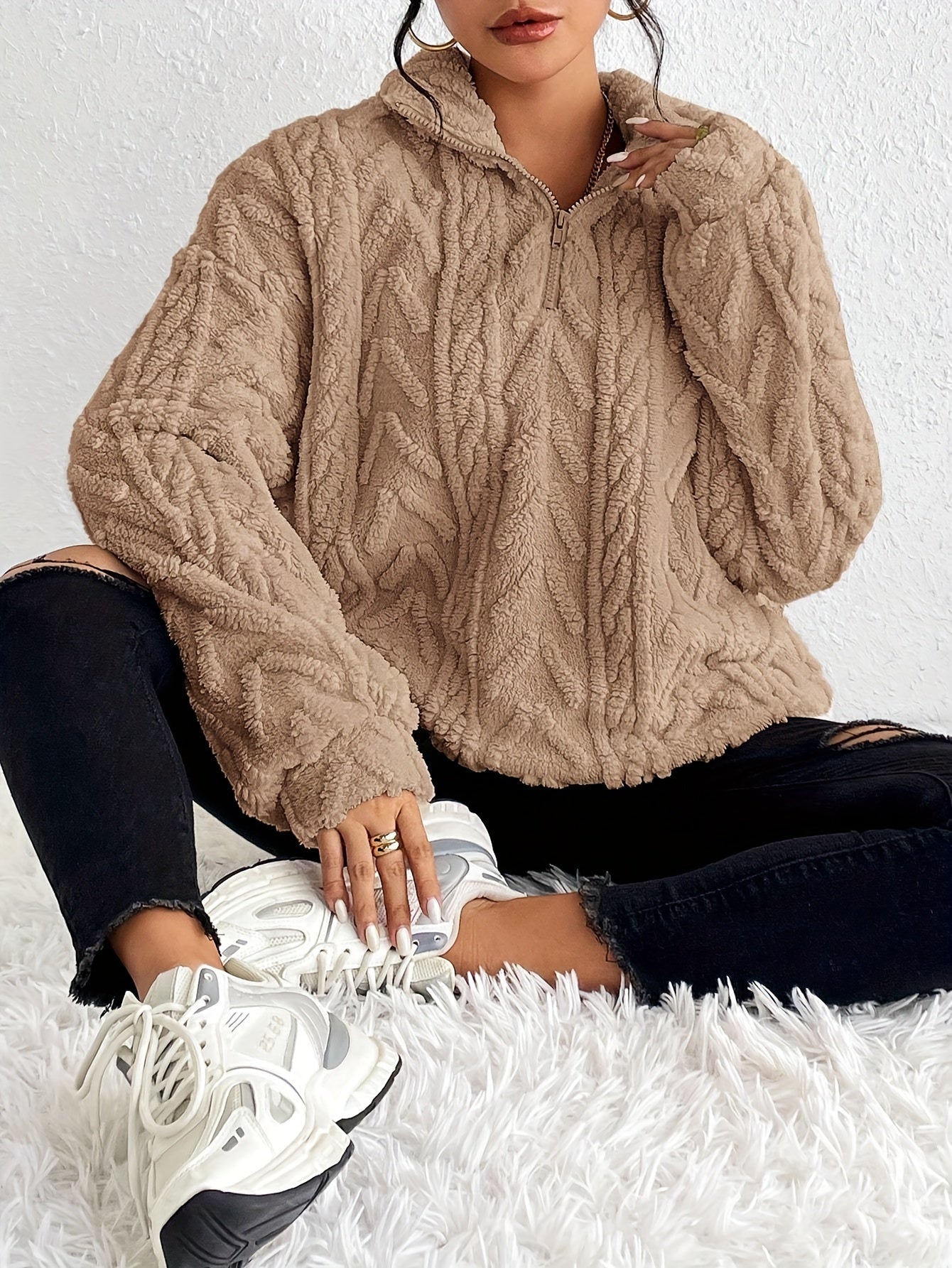 Maddalena | Maglione in pile elegante