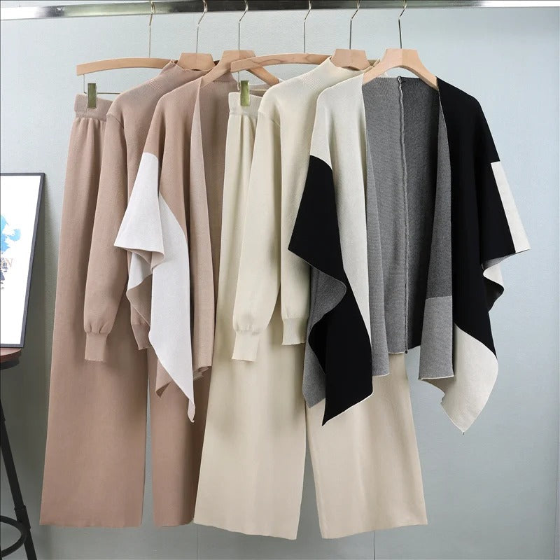 Alyssa™ - Elegante Completo Tricot a Tre Pezzi