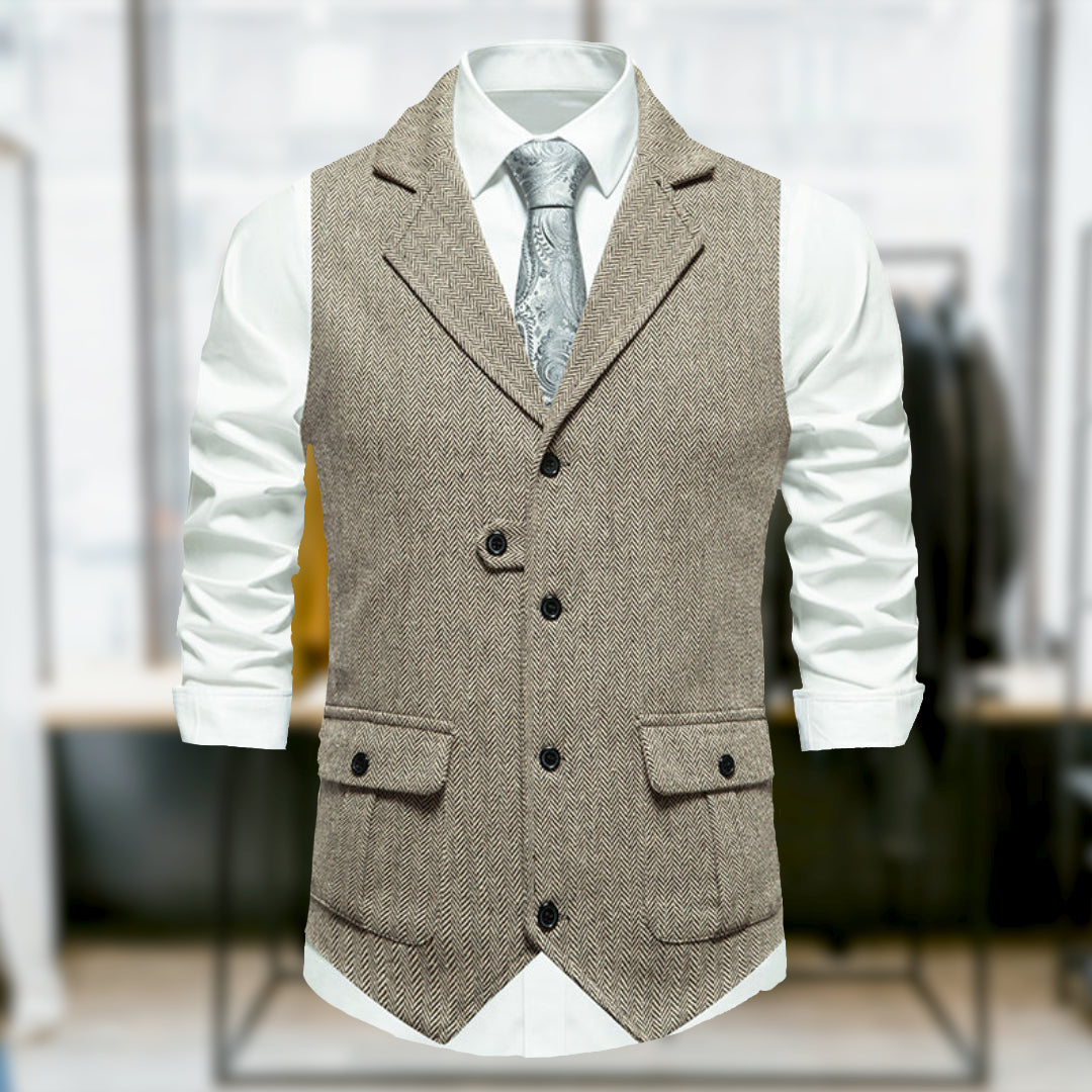 Wyatt™ - Gilet Classico Retro Confortevole con Tasche