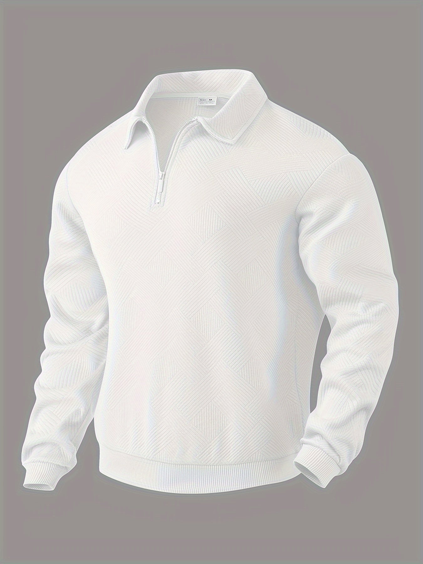 James™ - Maglione Vintage Design Geometrico con Zip