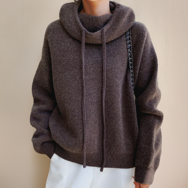 Lia - Pull Collo Alto Elegante
