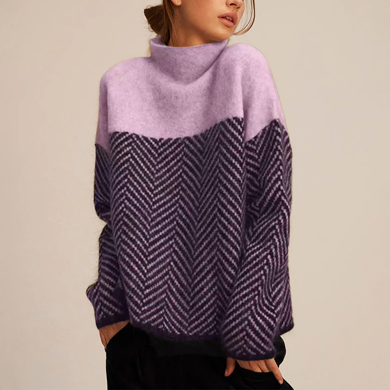 Isabelle - Top Collo Alto di Tendenza