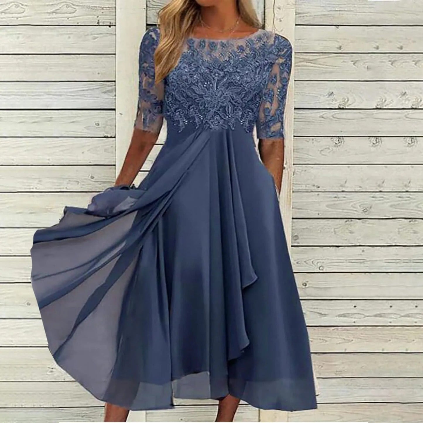Leni™ | Abito in Chiffon Chic