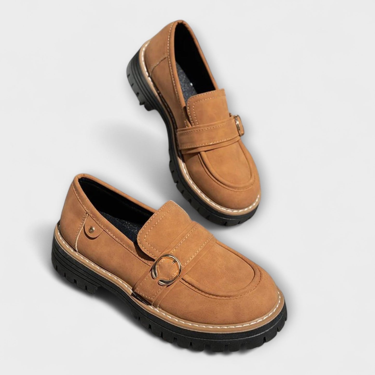 Lora – Mocassini Casual con Punta Rotonda