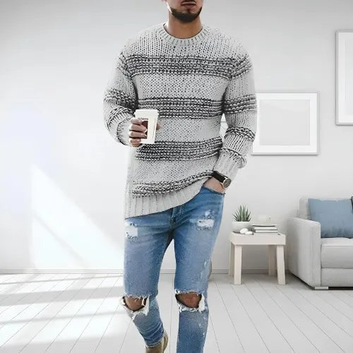 James™ - Maglione Elegante Lavorato a Maglia