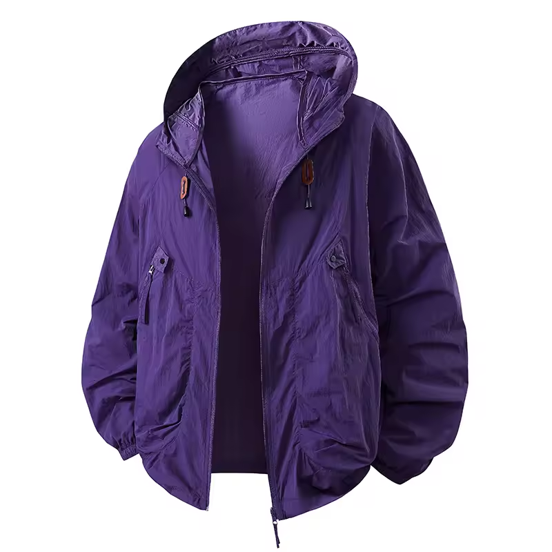 Carter™ – Giacca a vento outdoor impermeabile con cappuccio regolabile