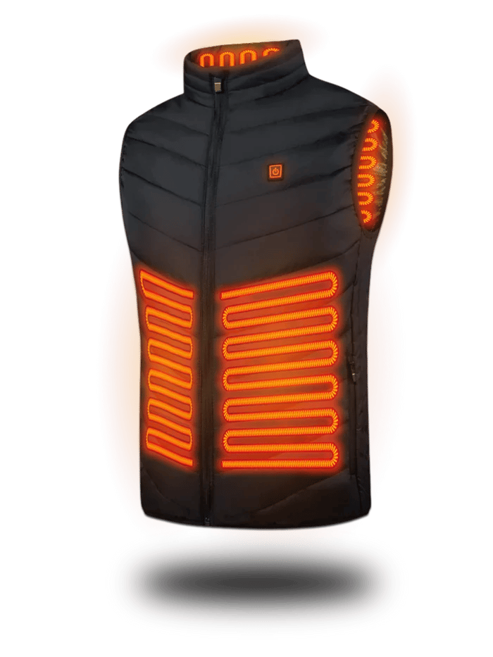 Layla™ - Versione Aggiornata Controller LED per Gilet Riscaldato a Due Tasti con 15 Zone di Calore