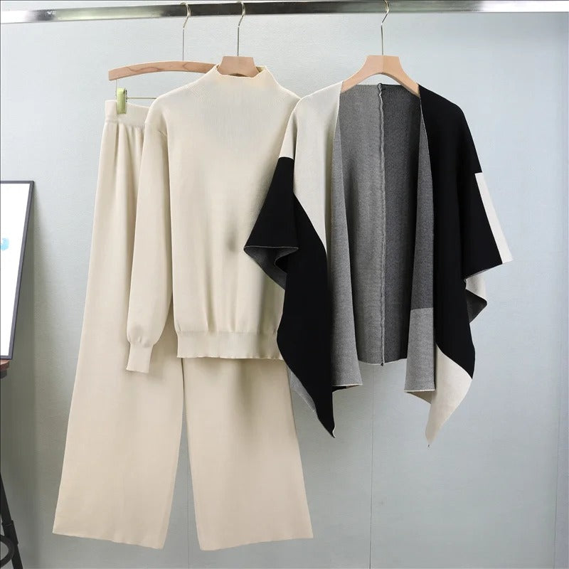 Alyssa™ - Elegante Completo Tricot a Tre Pezzi