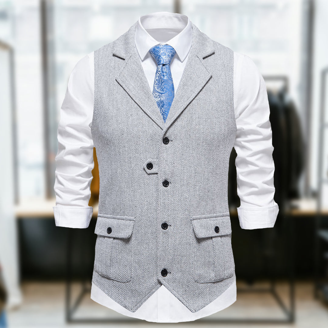 Wyatt™ - Gilet Classico Retro Confortevole con Tasche