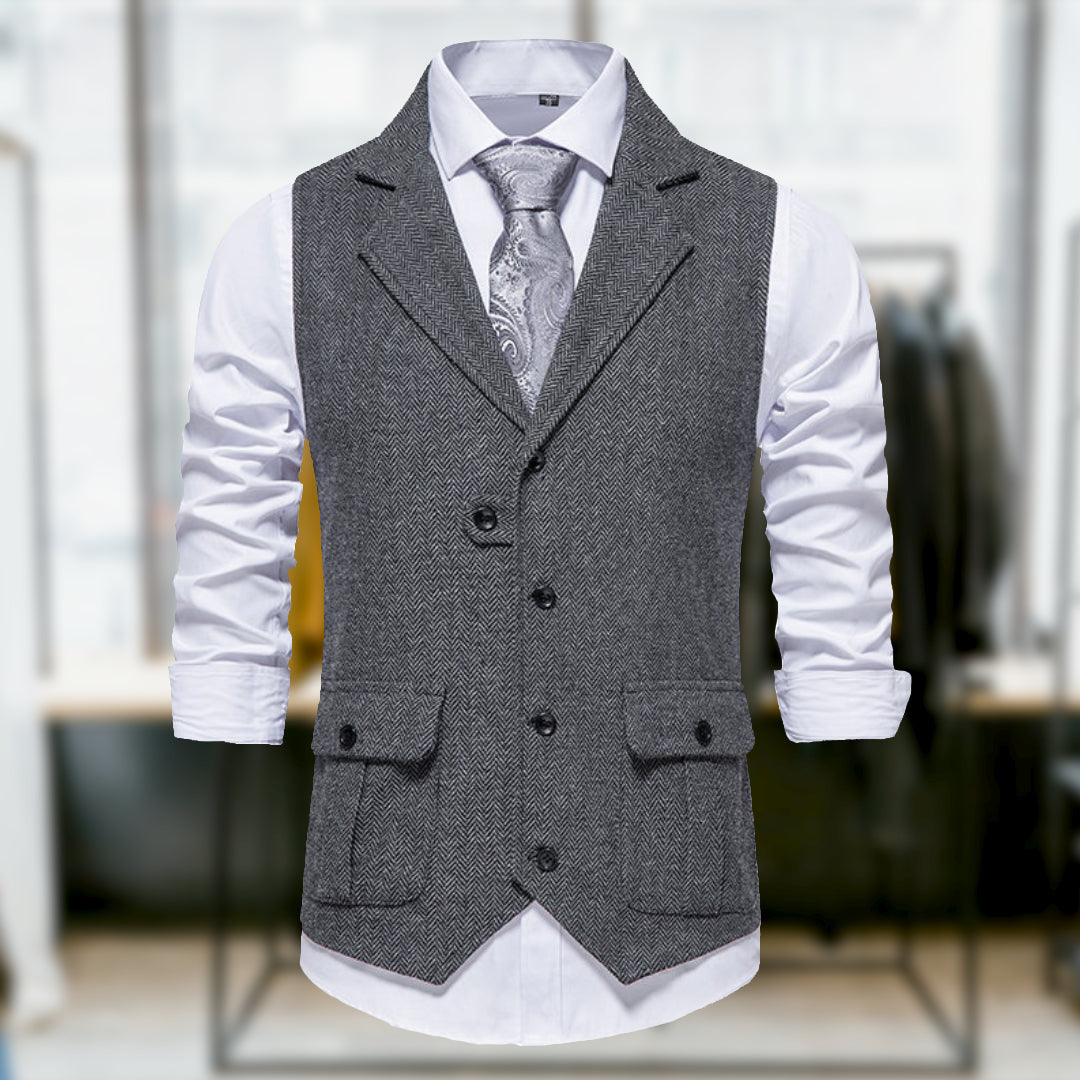 Wyatt™ - Gilet Classico Retro Confortevole con Tasche