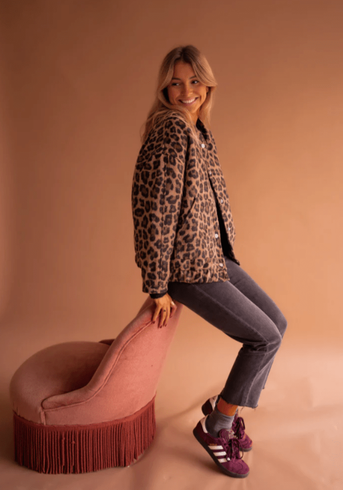 LEONA™ | La Giacca Bomber Leopardata