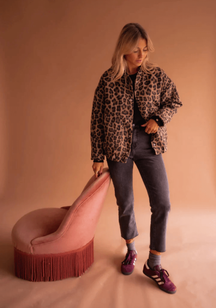 LEONA™ | La Giacca Bomber Leopardata
