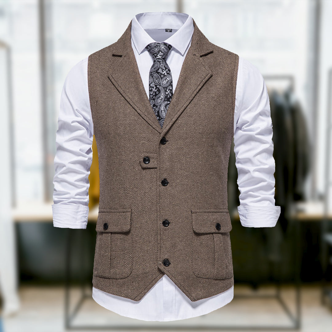Wyatt™ - Gilet Classico Retro Confortevole con Tasche